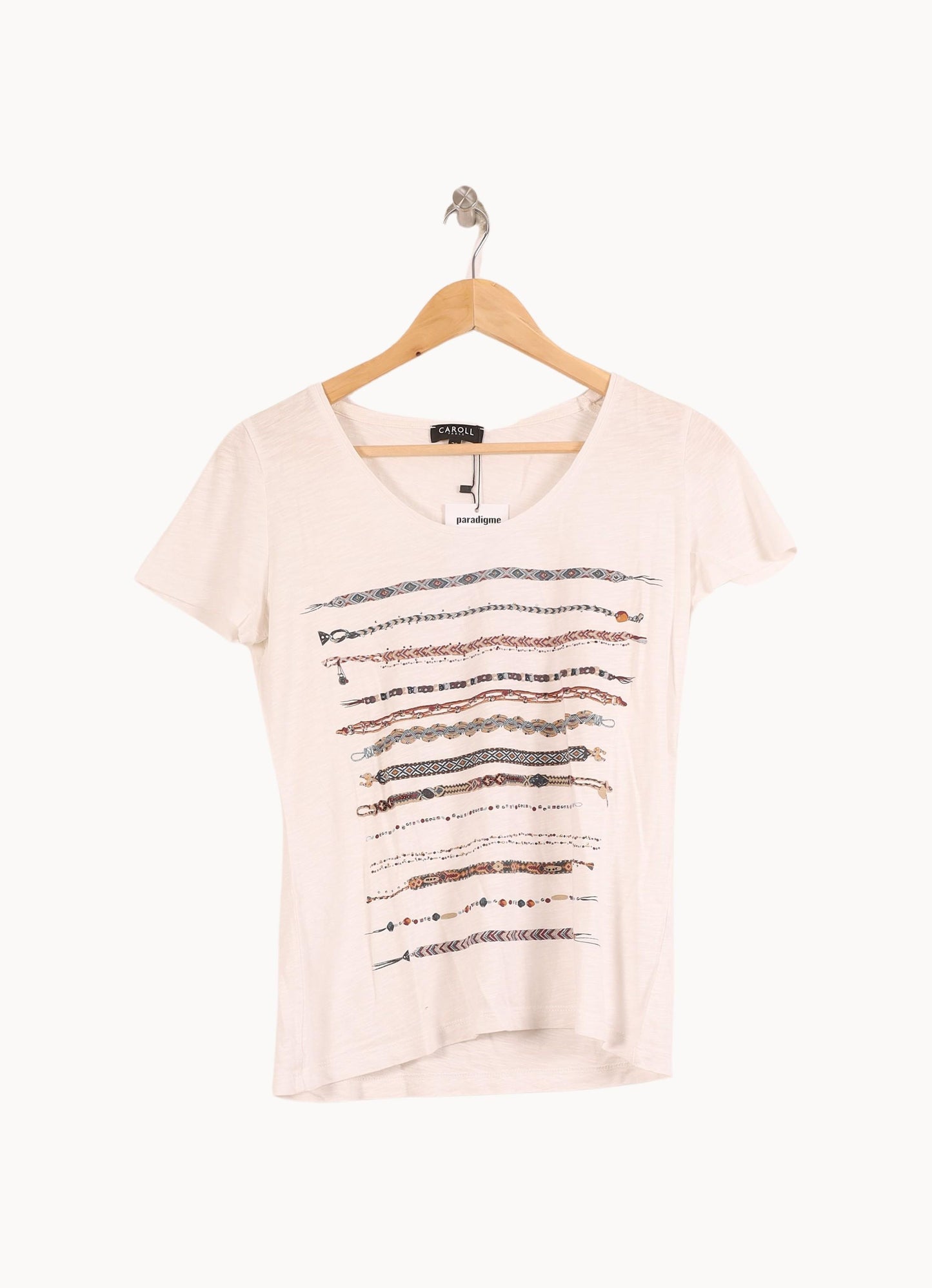 Tee-shirt Blanc - Taille M/38