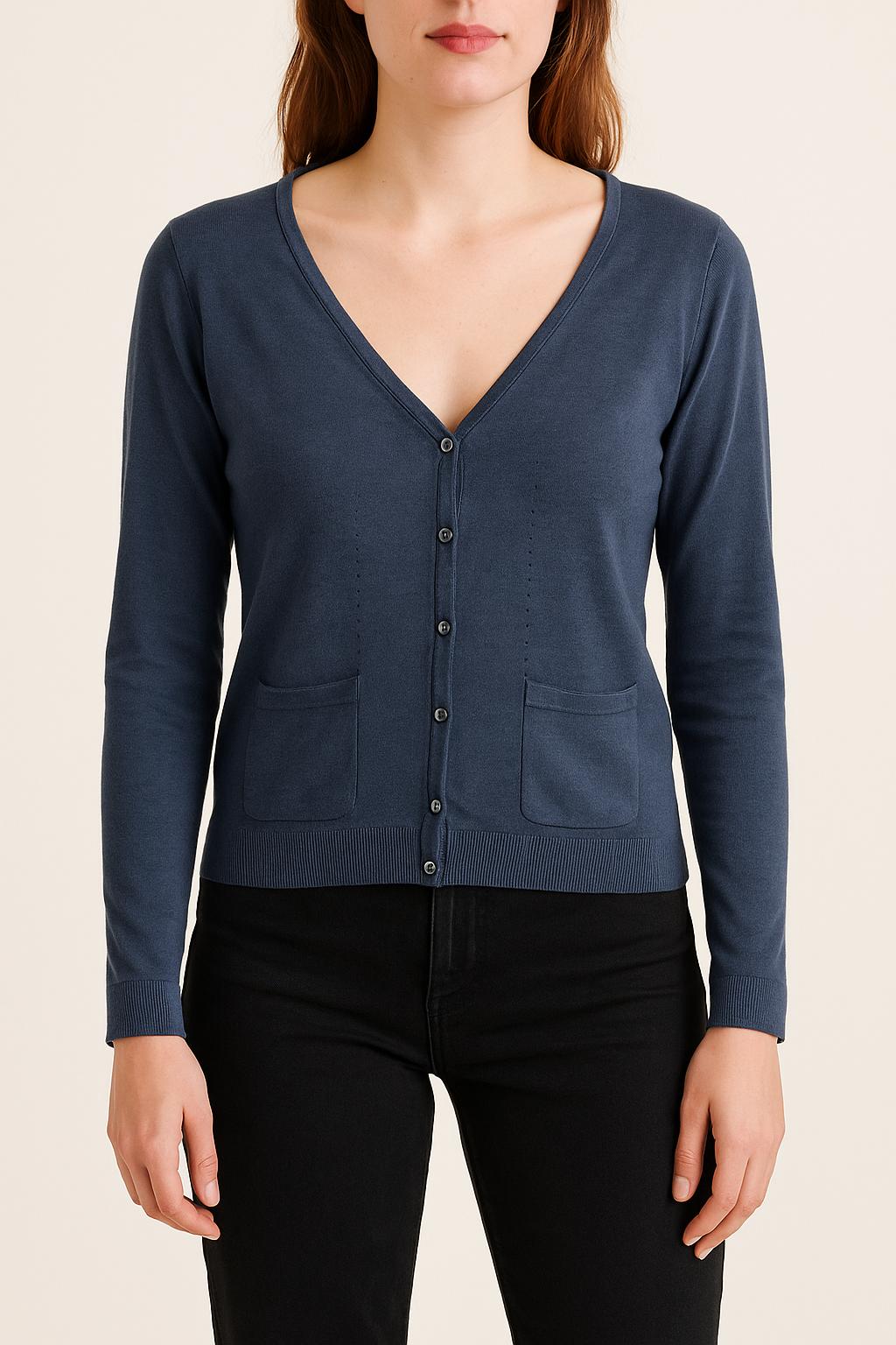 Cardigan Gris - Taille S/36