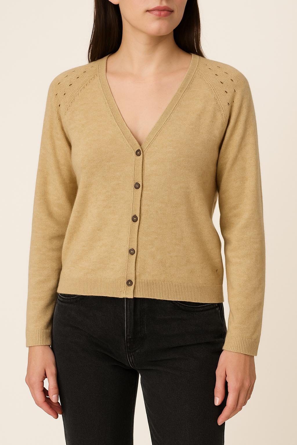 Cardigan Beige - Taille S/36