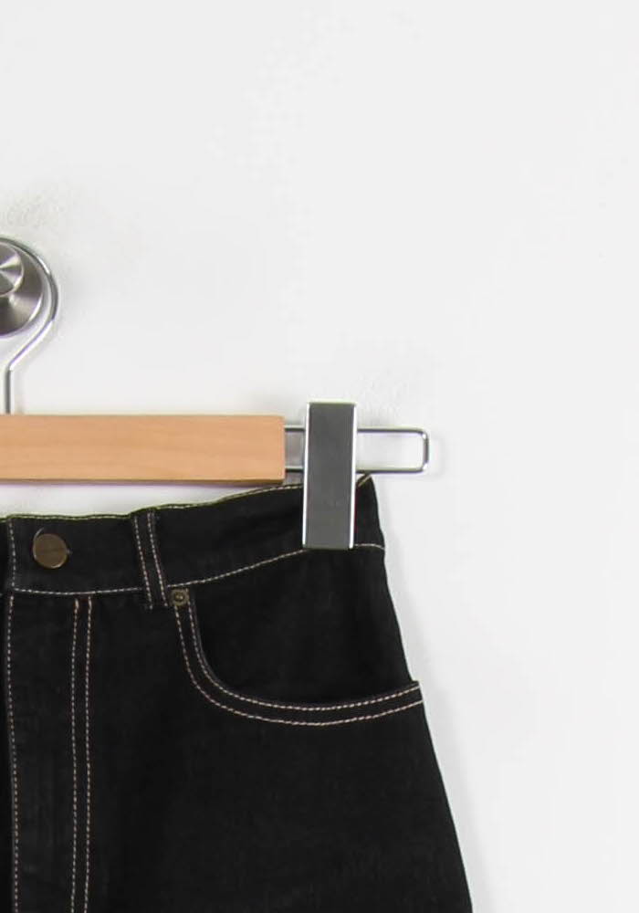 Jupe Midi Noire - Taille S/36