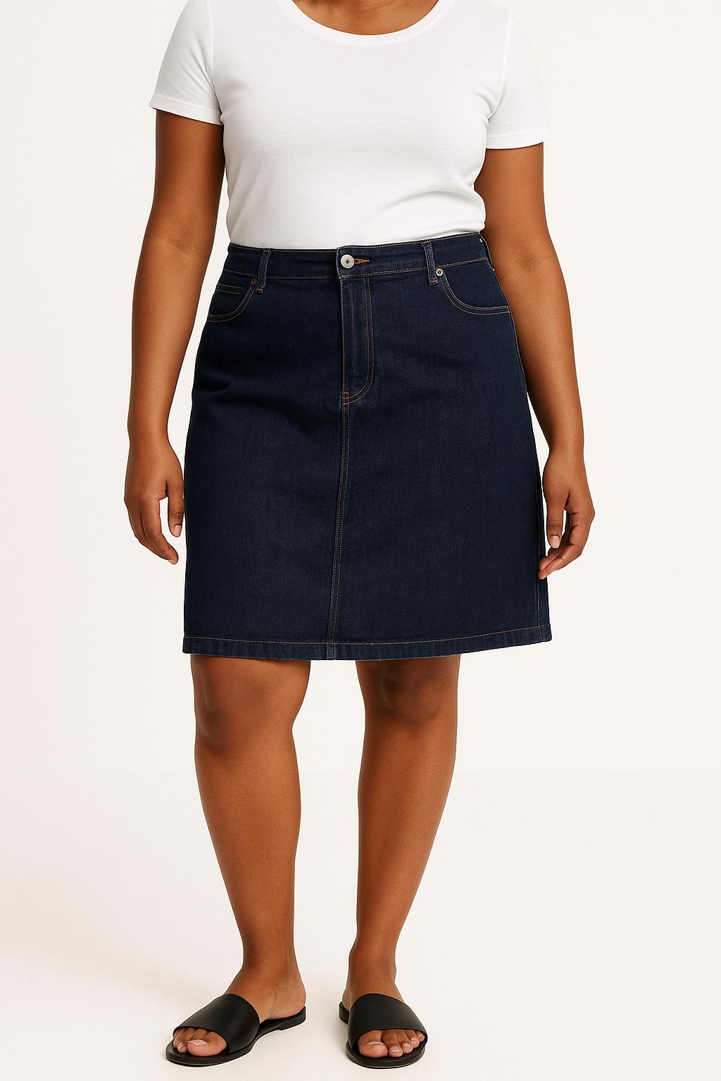 Jupe Crayon Bleue - Taille L/40