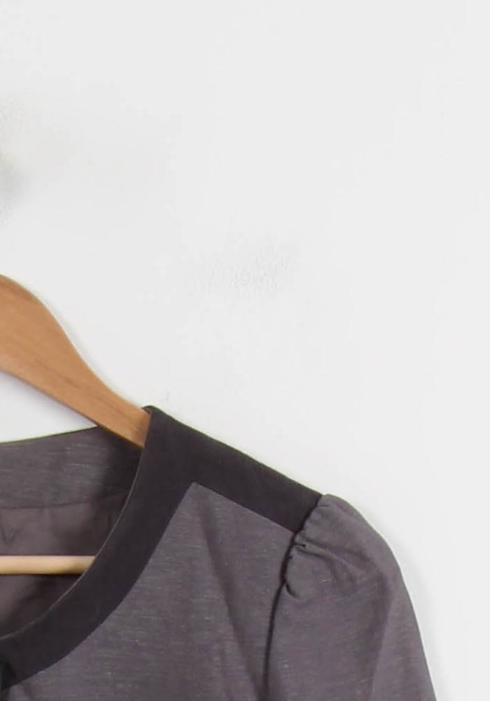 Veste Courte Violette et Noire - Taille S/36