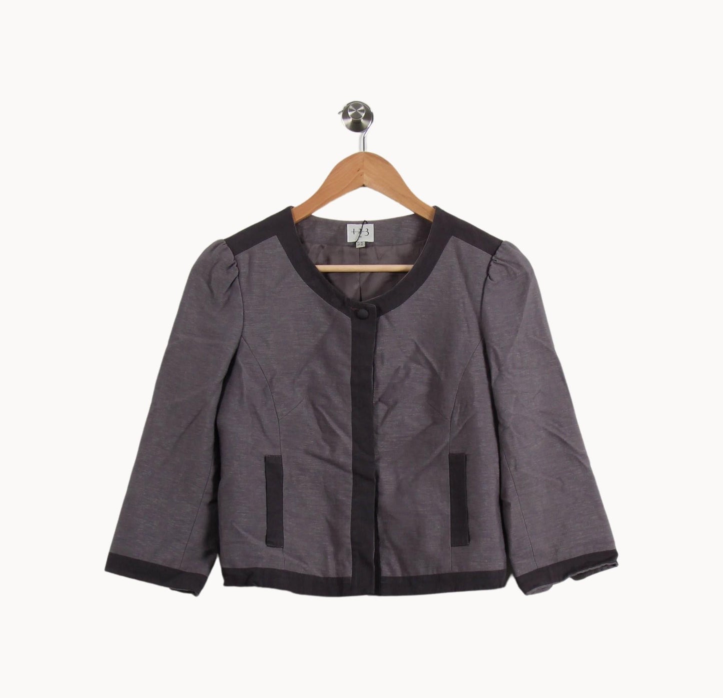 Veste Courte Violette et Noire - Taille S/36