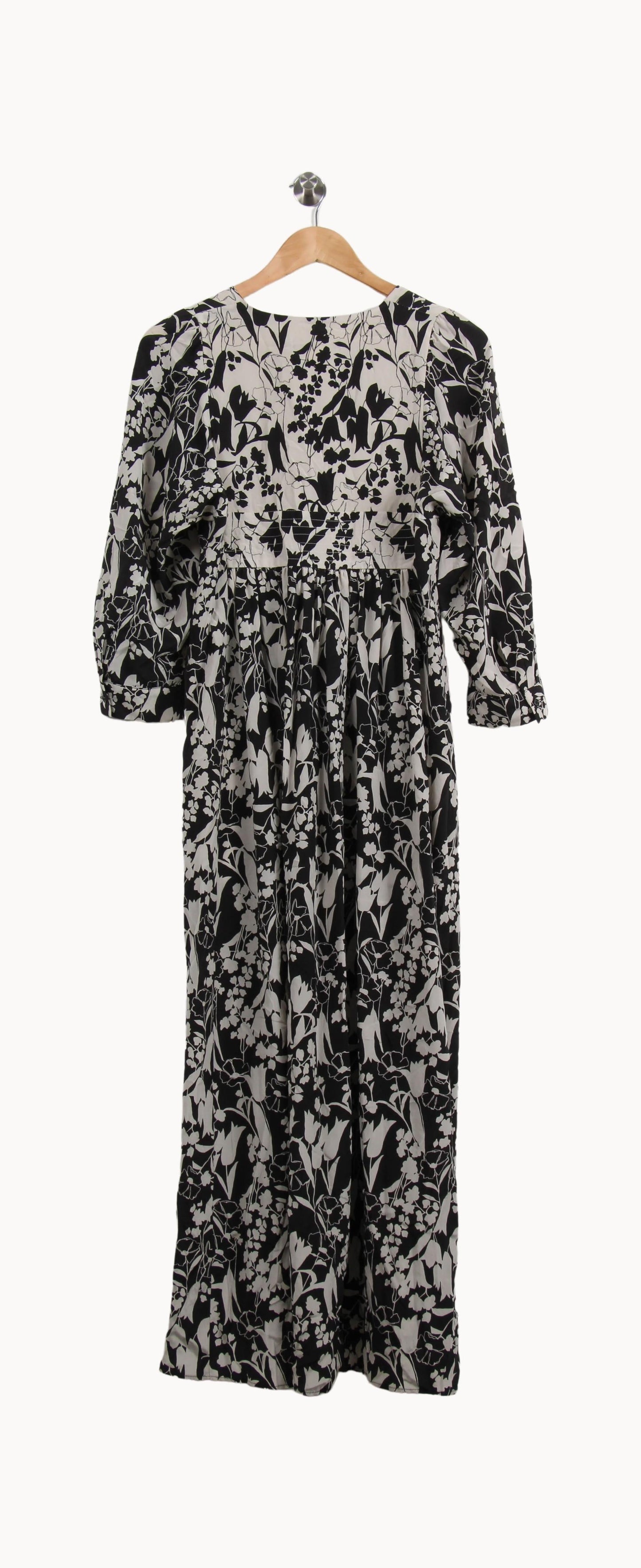 Robe Longue Noire et Blanche - Taille M/38