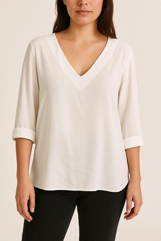 Blouse Blanche - Taille L/40