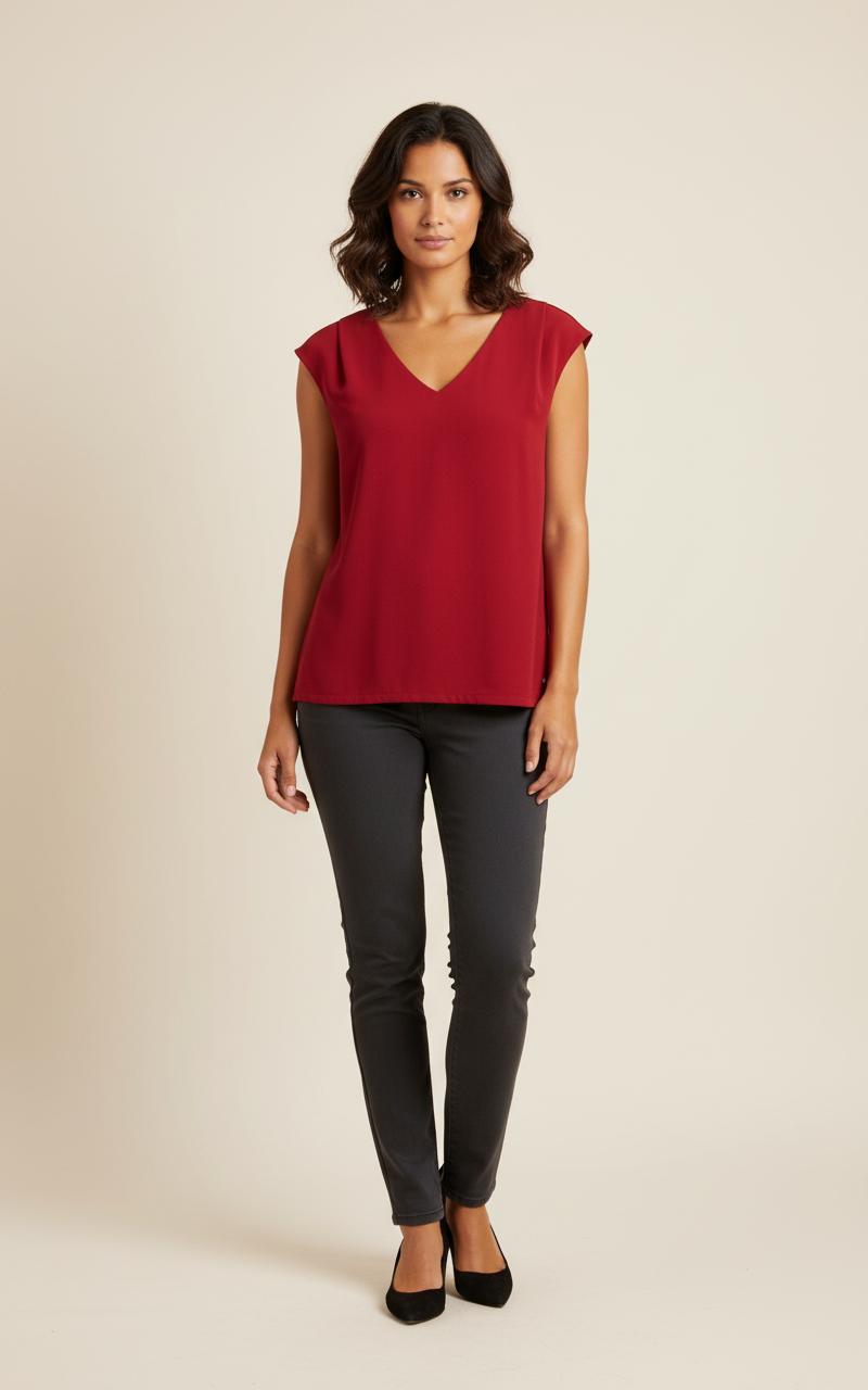 Débardeur Bordeaux - Taille XXXL/46