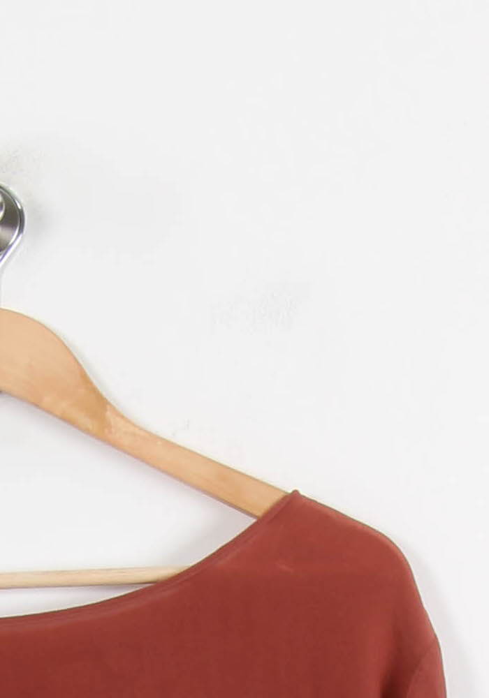 Blouse marron - Taille M/38