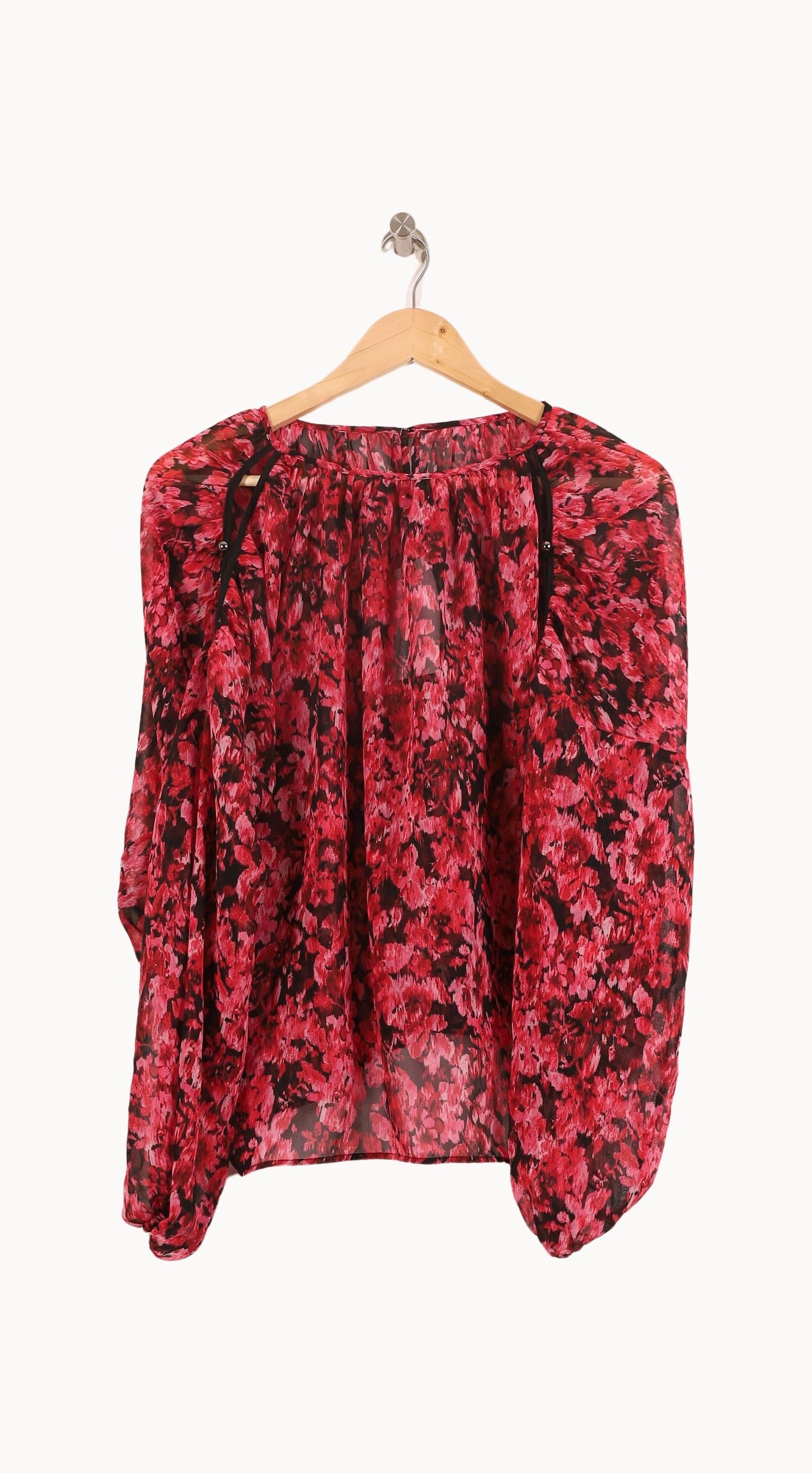 Blouse Rose et Noire - Taille L/40