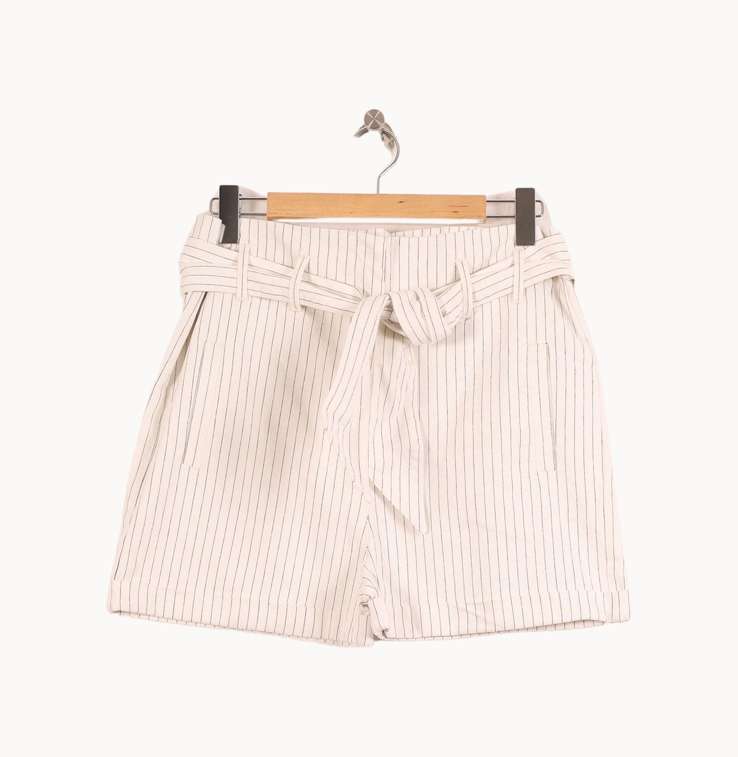 Short Blanc à Rayures - Taille M/38