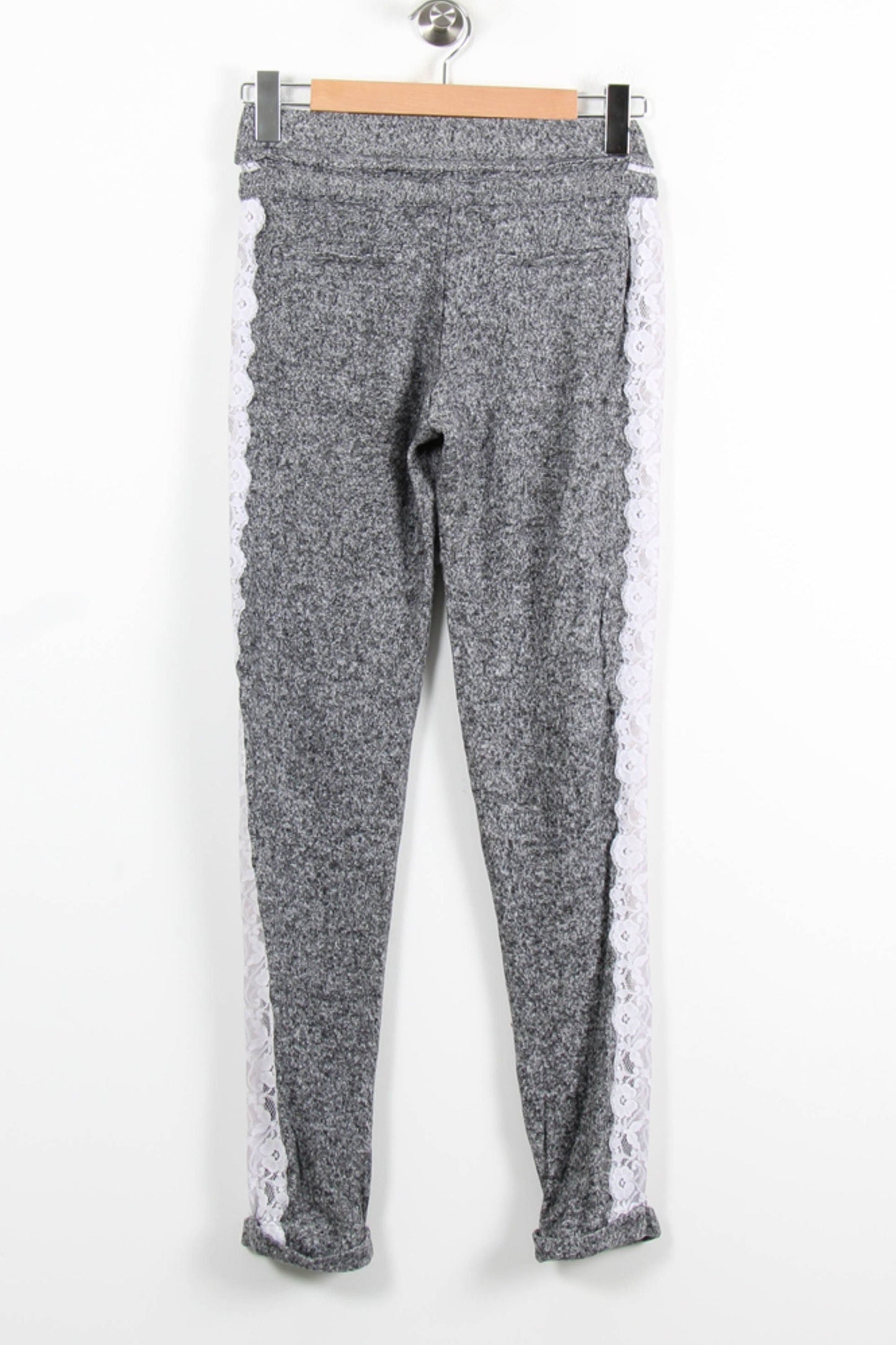 Pantalon De Jogging Gris et Blanc - Taille S/36