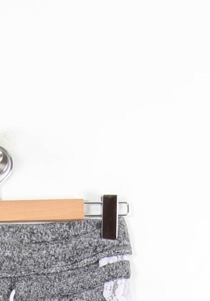 Pantalon De Jogging Gris et Blanc - Taille S/36