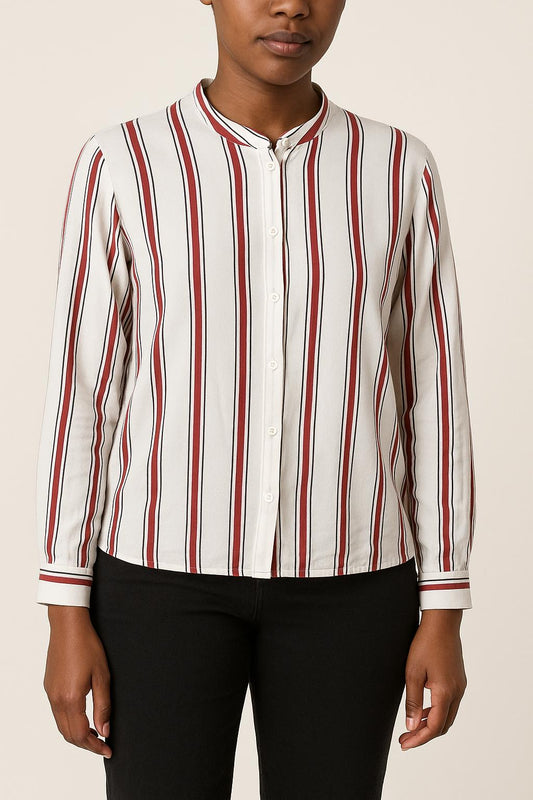 Chemise blanche et rouge - Taille M/38
