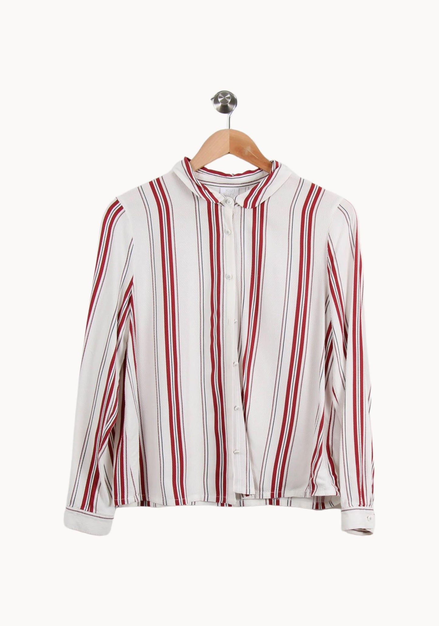 Chemise blanche et rouge - Taille M/38