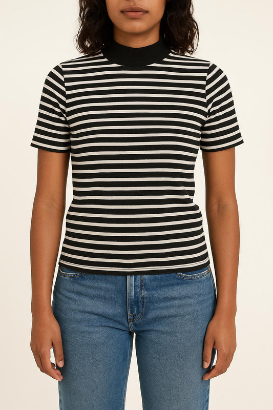 Tshirt Noir et Blanc - Taille S/36