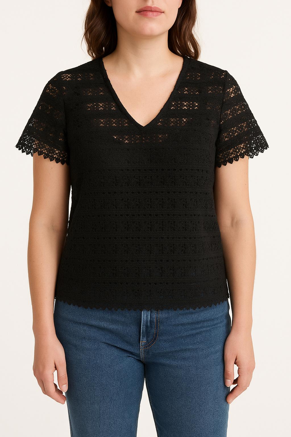 Blouse noire - Taille L/40