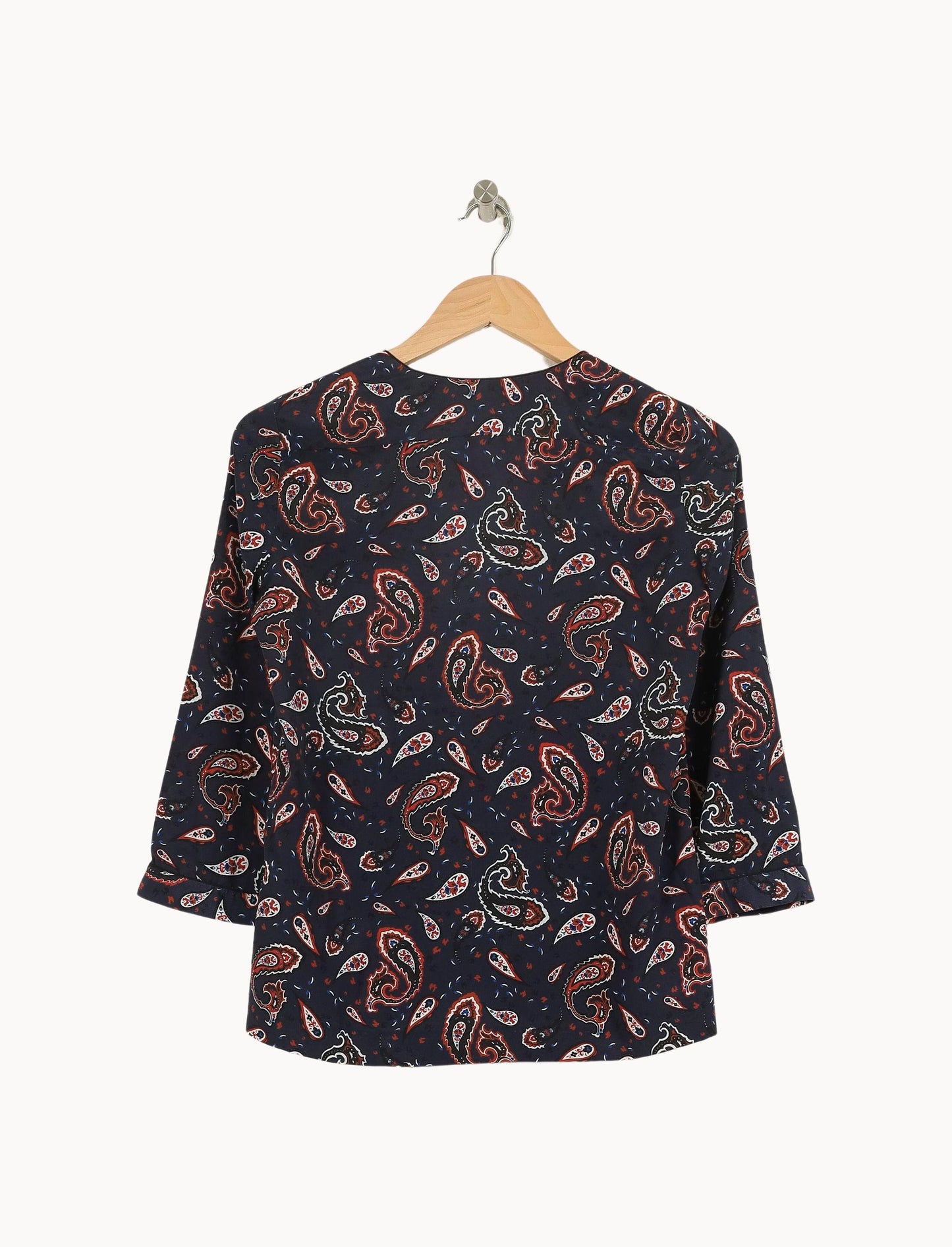 Blouse Bleu et Rouge - Taille S/36