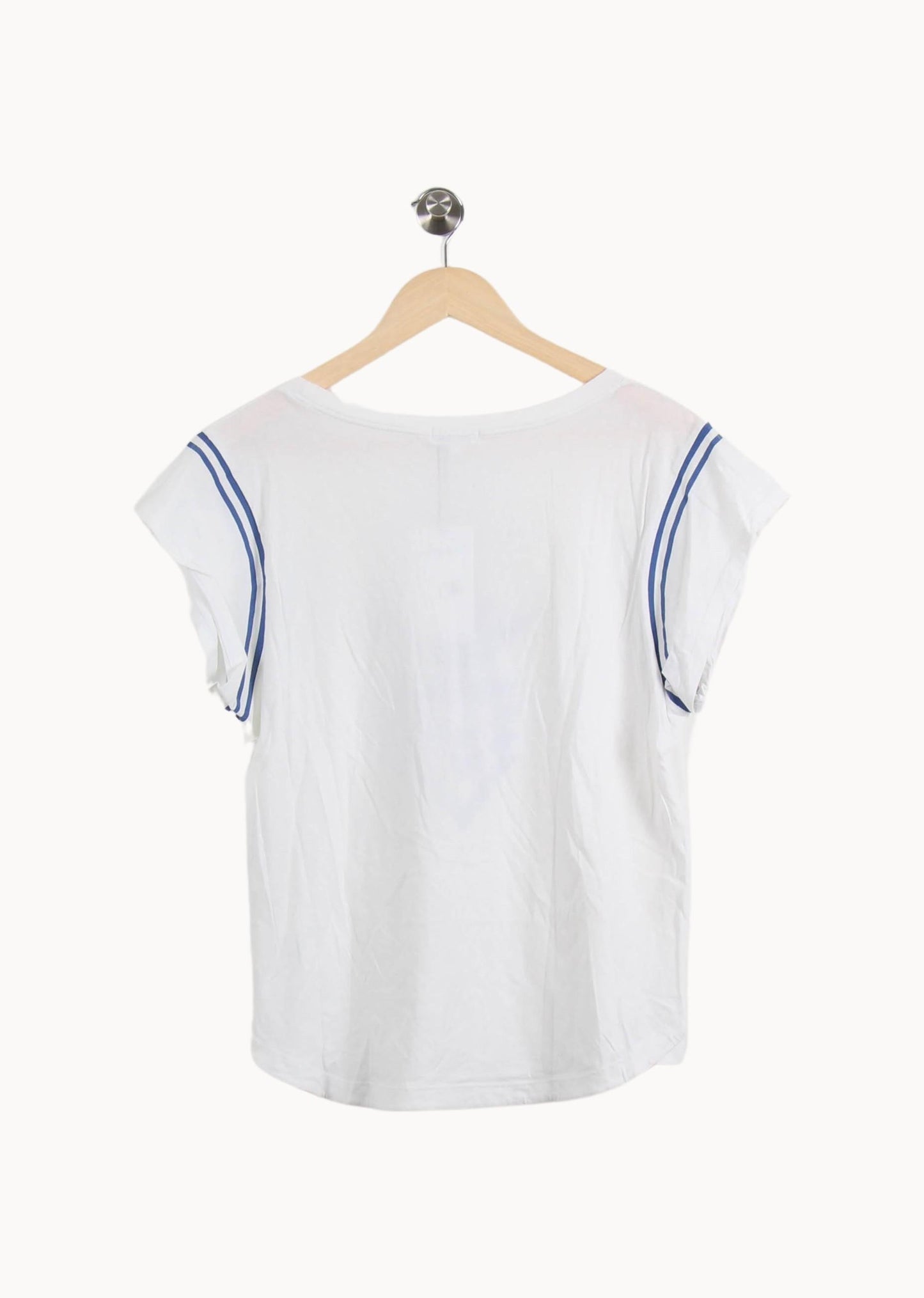 Tee-shirt Blanc et Bleu - Taille L/40