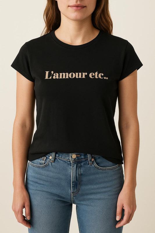 Tee-shirt Noir - Taille S/36