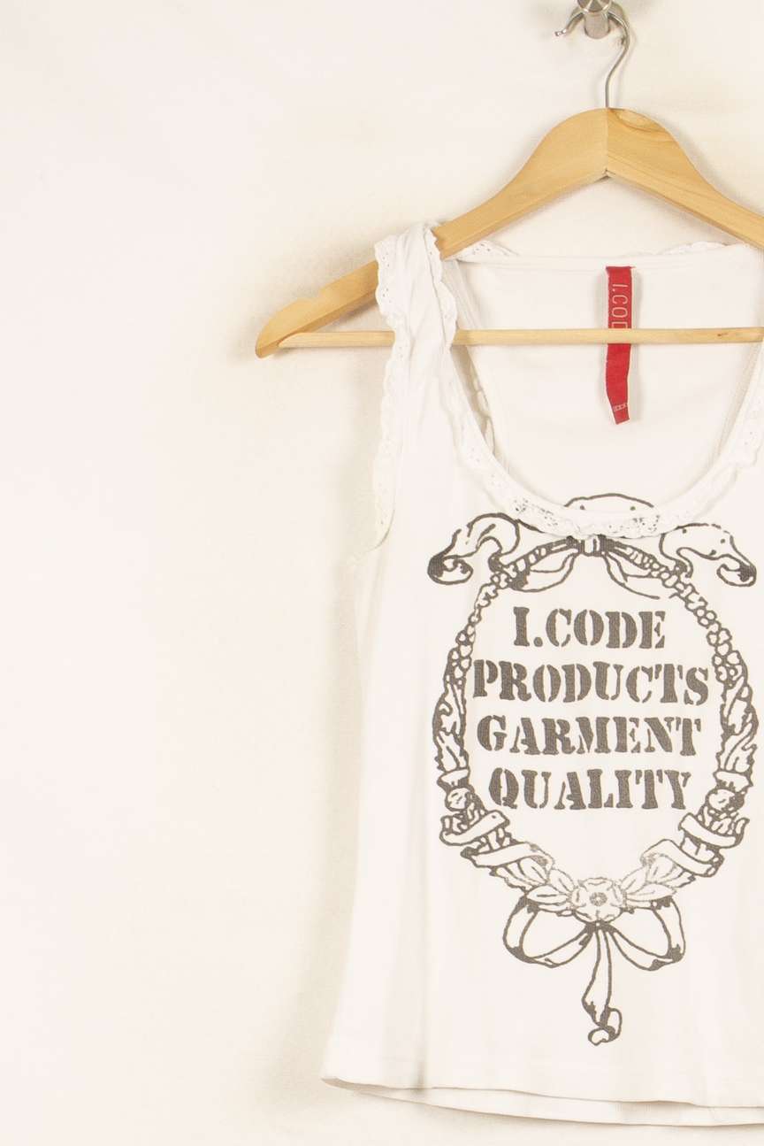 Débardeur Blanc - Taille XL/42