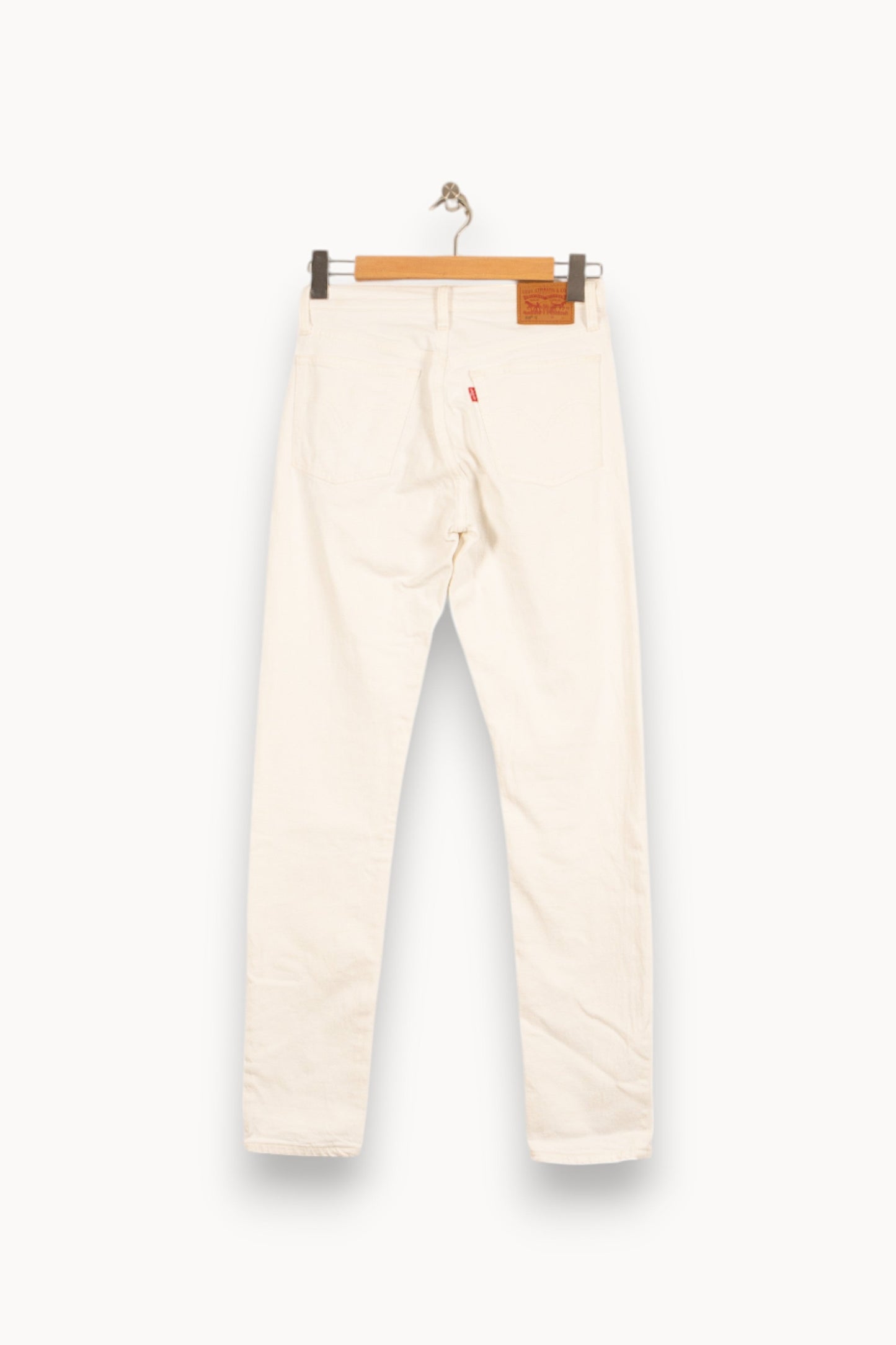 Jean Droit Blanc - Taille S/36
