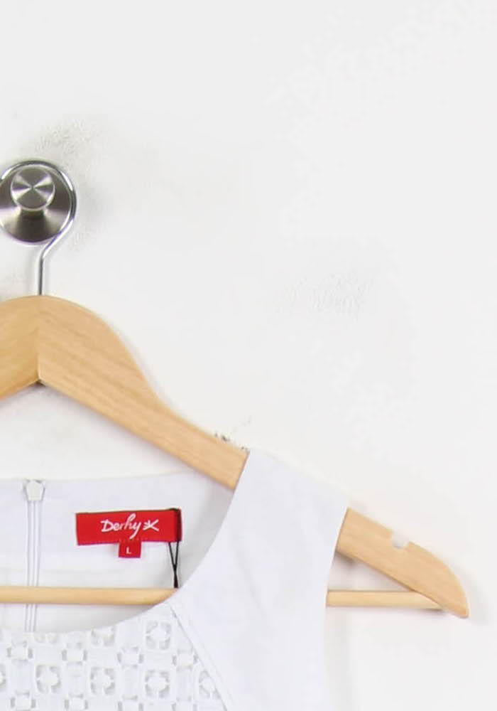 Robe Droite Blanche - Taille L/40