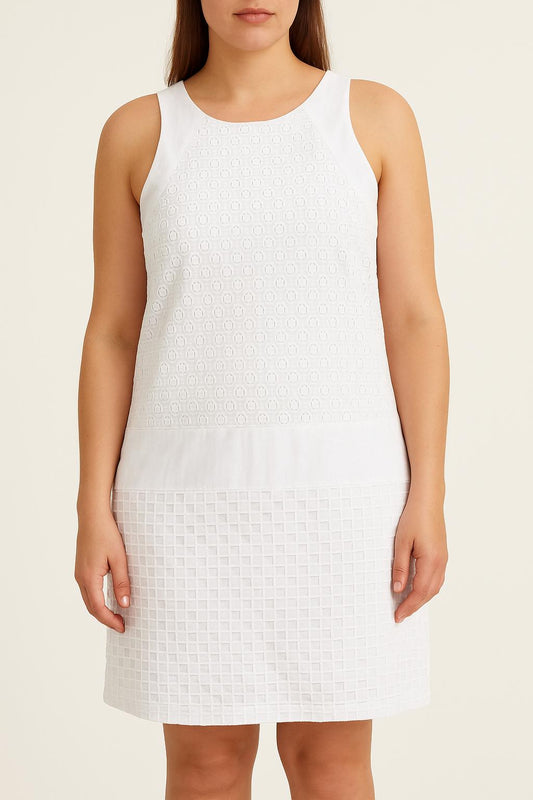 Robe Droite Blanche - Taille L/40