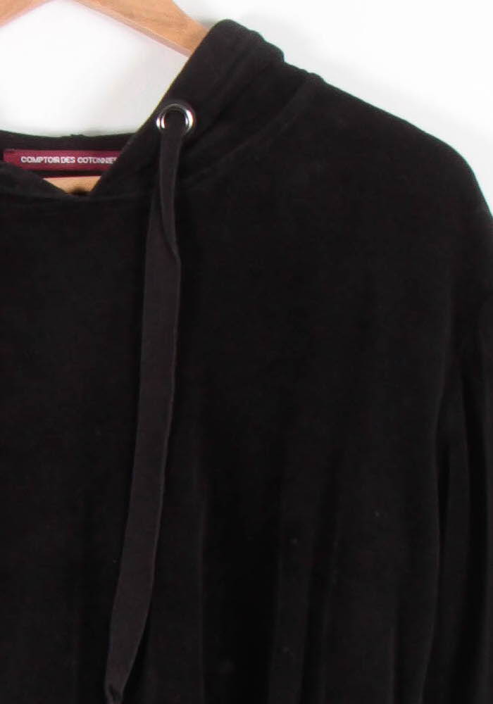 Sweat à Capuche Noir - Taille S/36