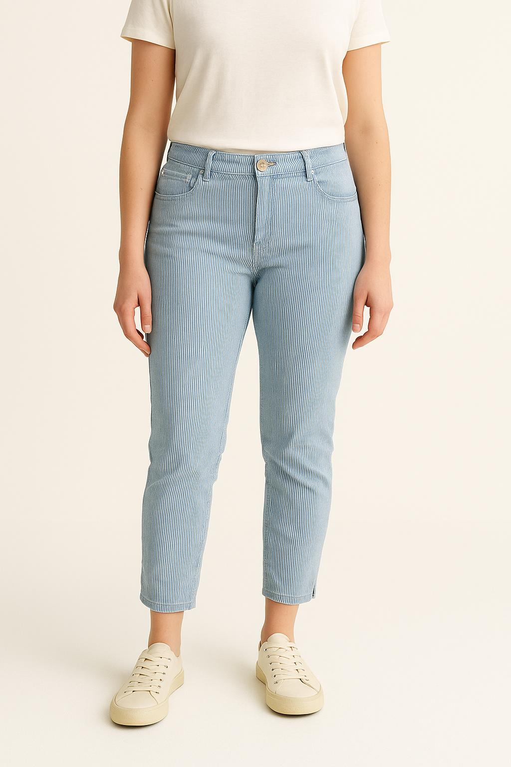 Jean Rayé Bleu et Blanc - Taille L/40