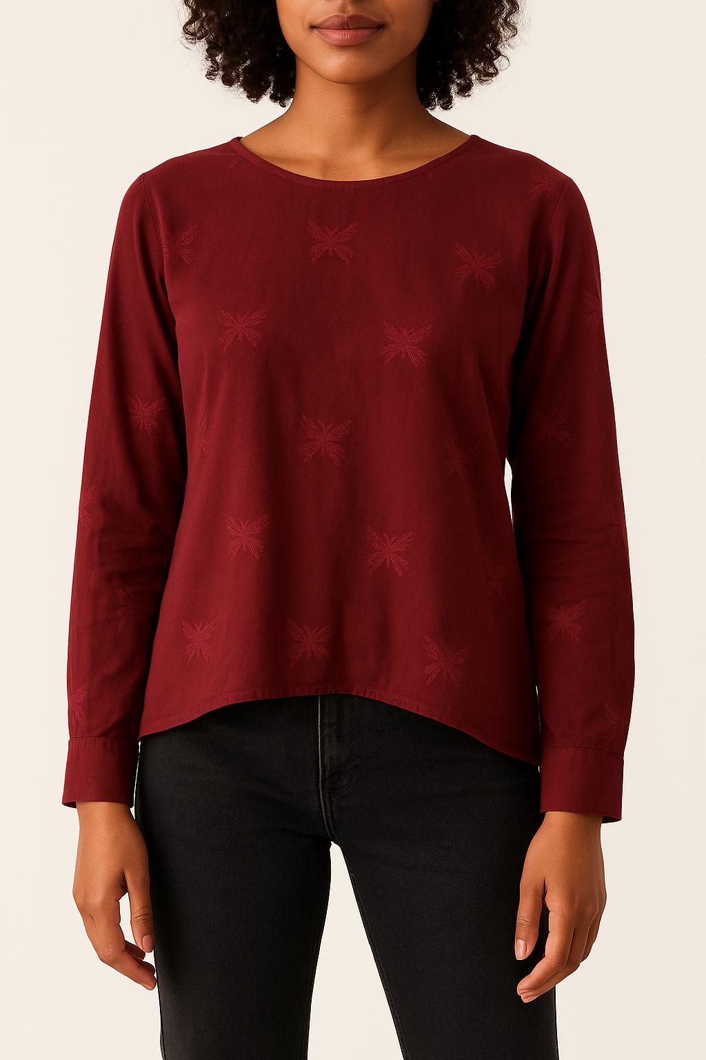 Blouse Bordeaux - Taille S/36
