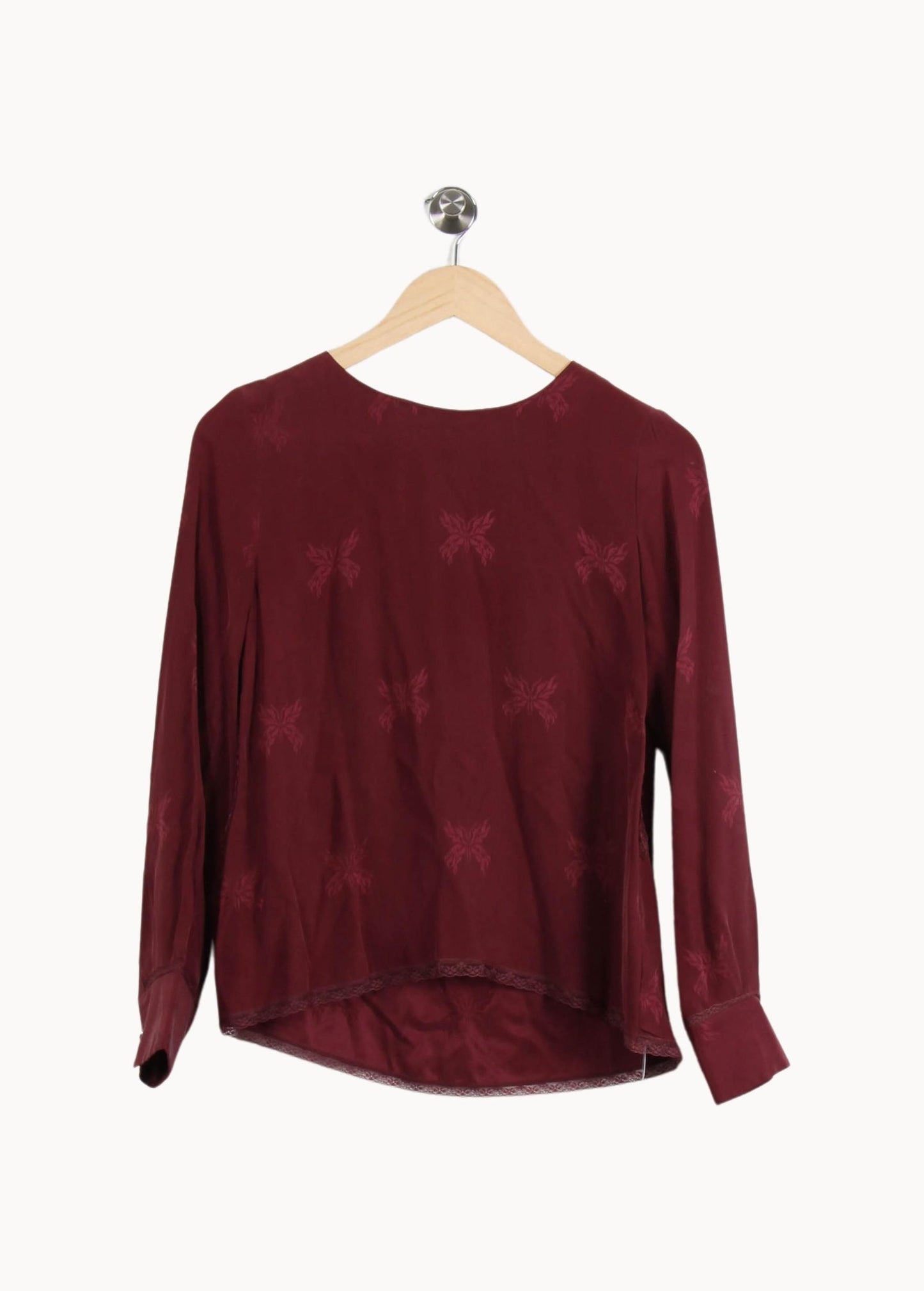 Blouse Bordeaux - Taille S/36
