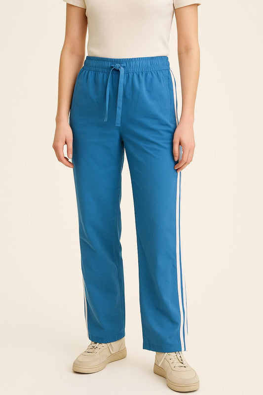 Pantalon De Jogging Bleu et Blanc - Taille XS/34
