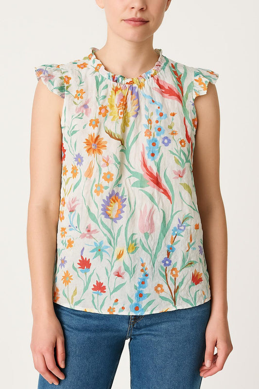 Blouse multicolore - Taille M/38