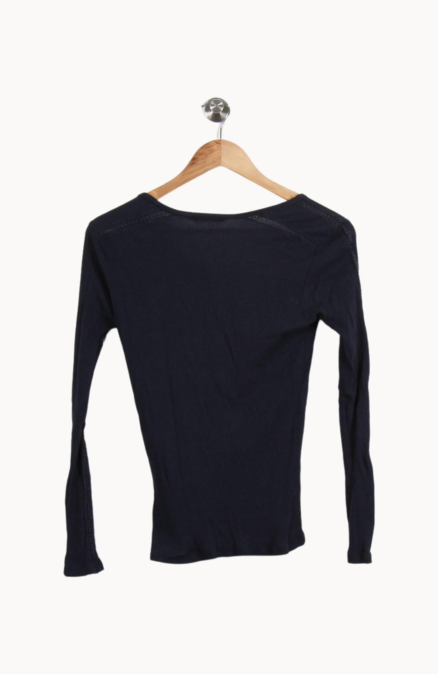 Tee-shirt Manches Longues Bleu - Taille S/36