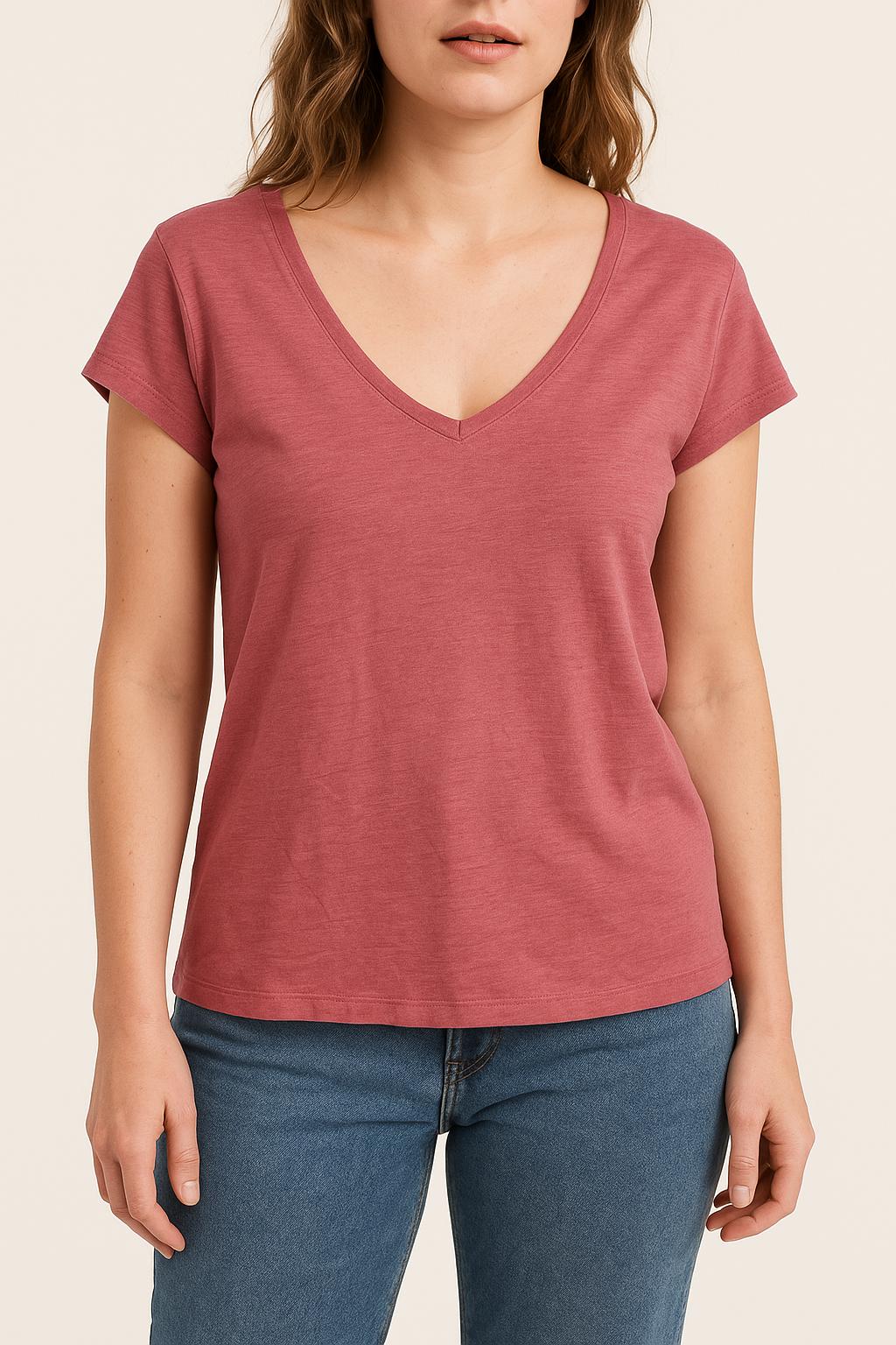 Tee-shirt Rose - Taille L/40