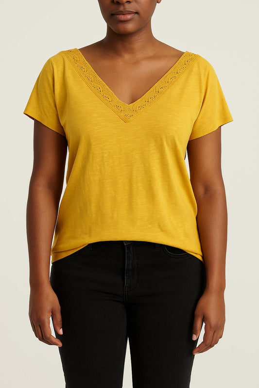 Tee-shirt Jaune - Taille L/40