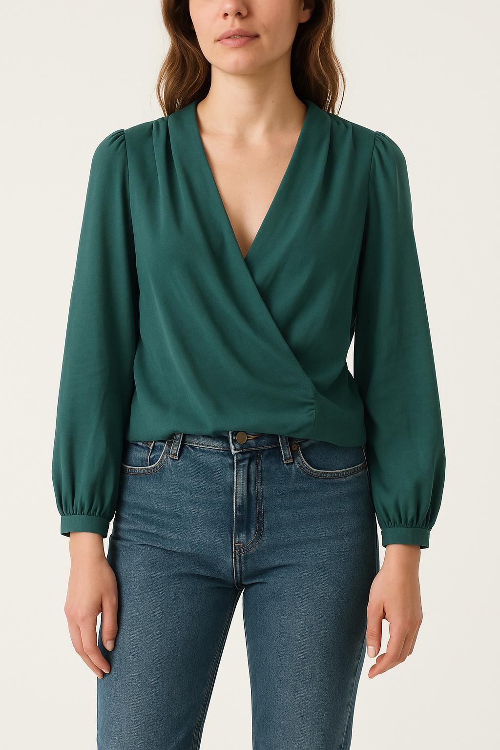 Blouse Verte - Taille S/36