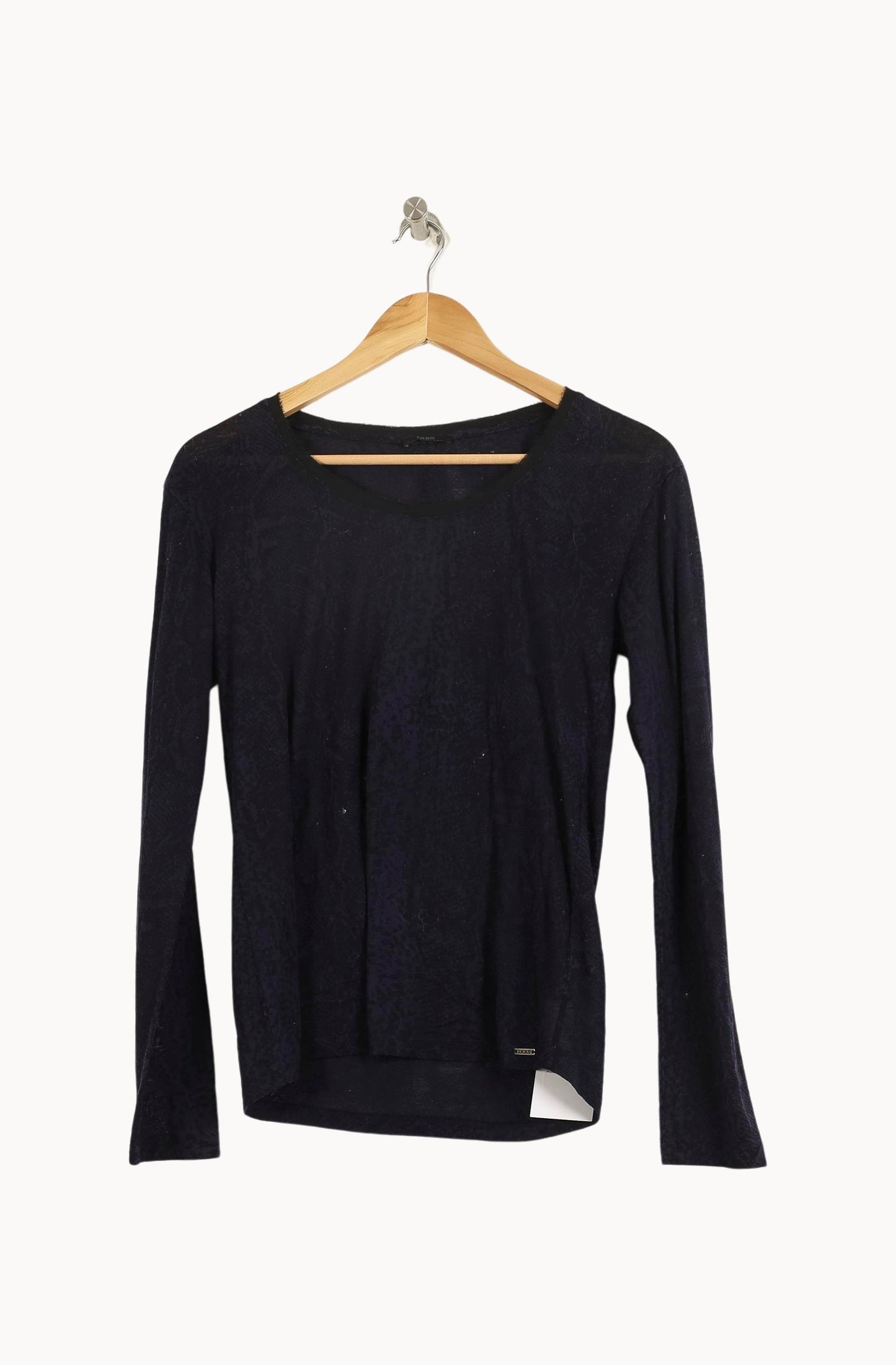 Tee Shirt Manches Longues Bleu - Taille XL/42