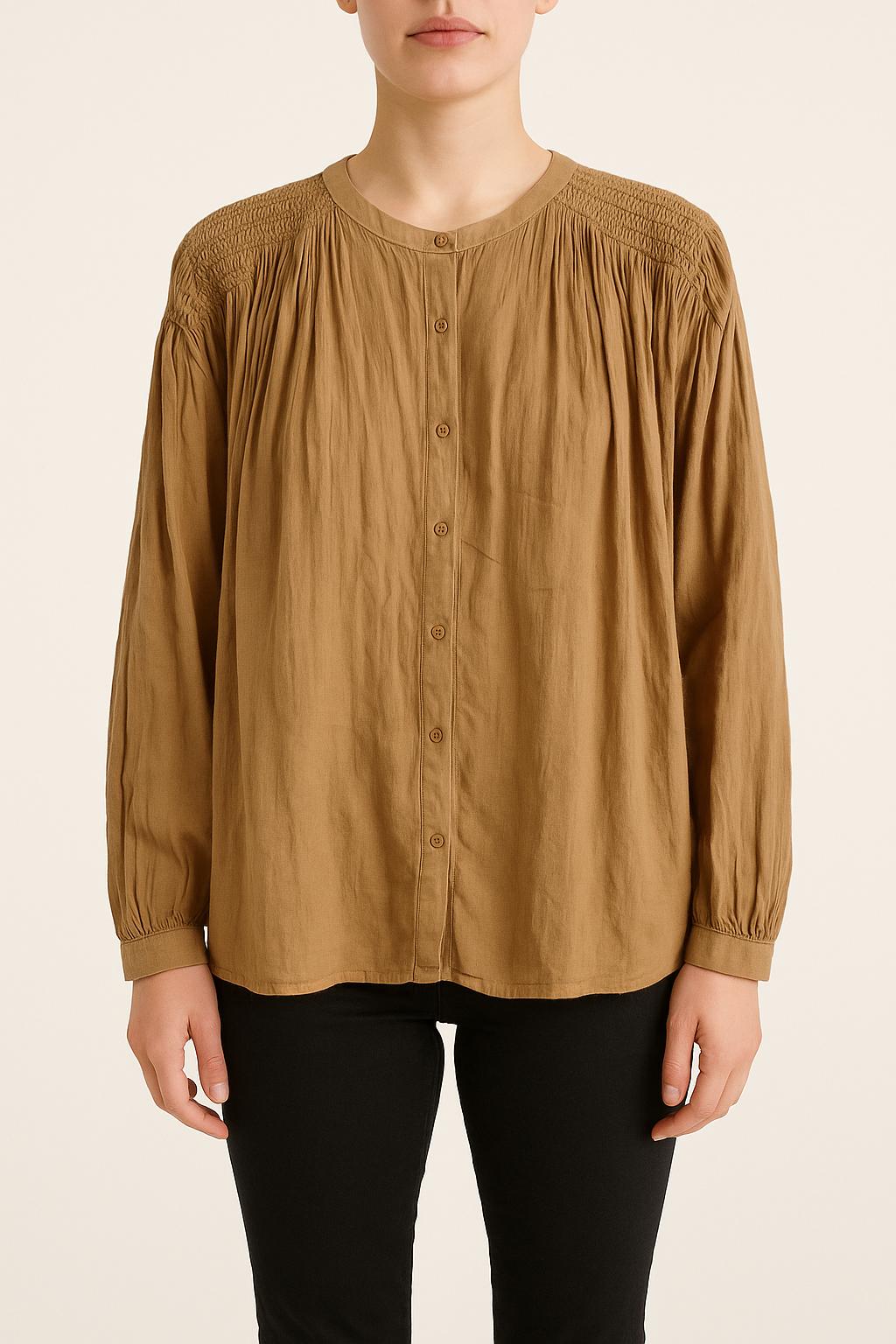 Blouse marron - Taille M/38