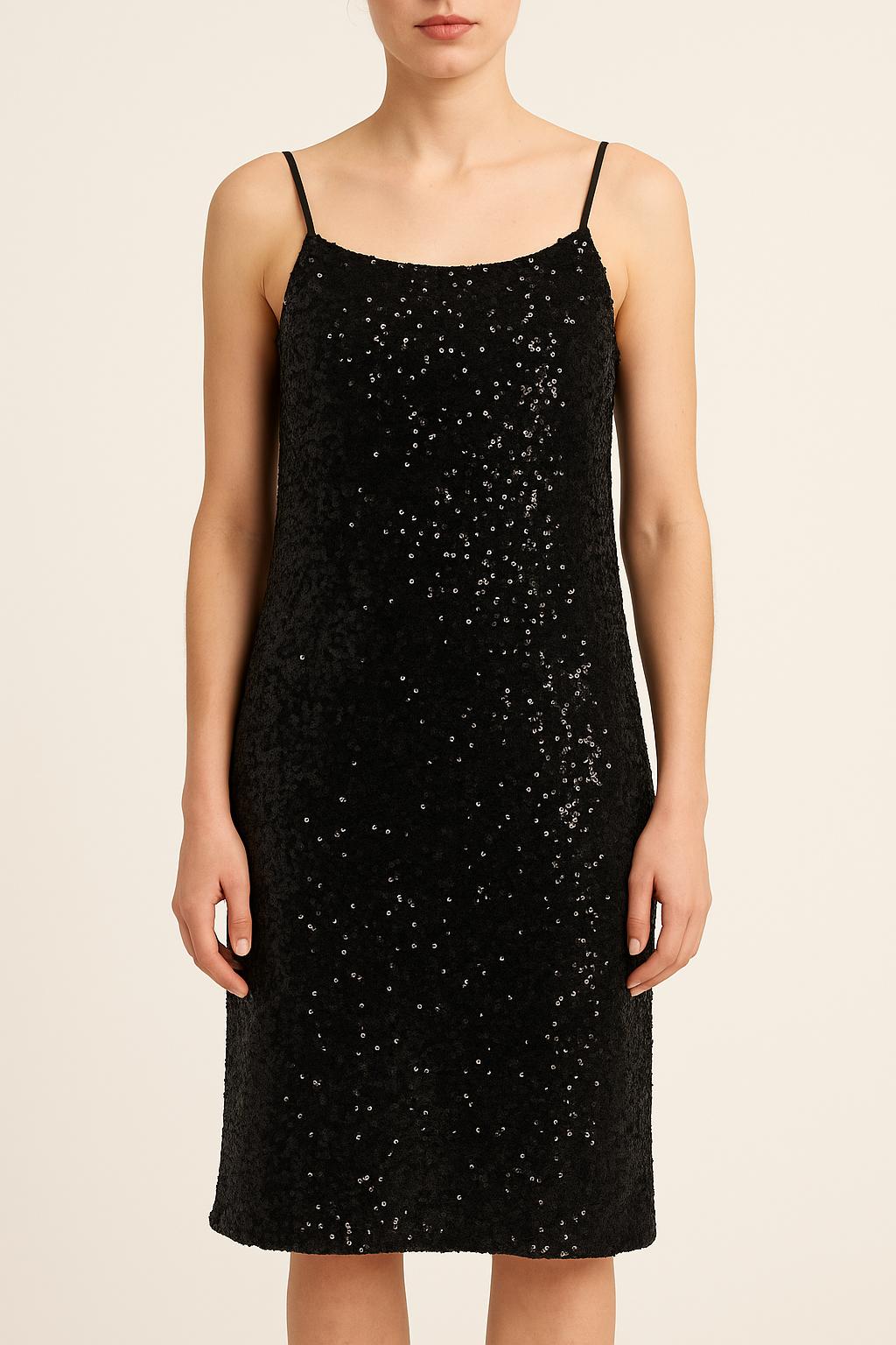 Robe à Paillettes Noire - Taille S/36