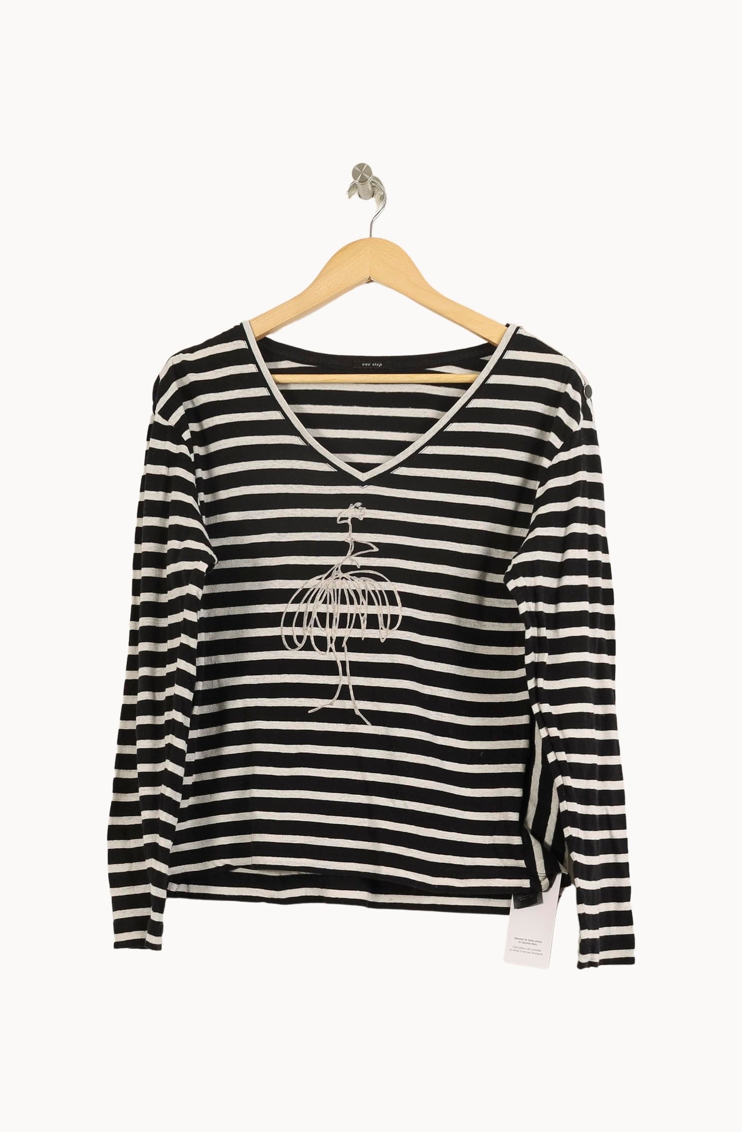 T-shirt Noir et Blanc - Taille S/36