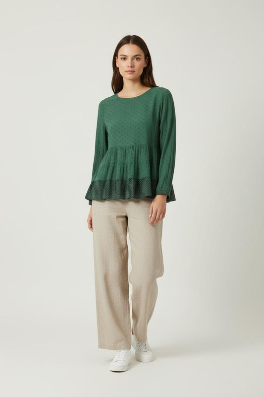 Blouse Verte - Taille XS/34