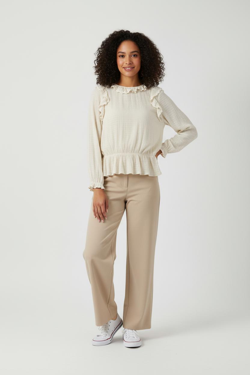 Blouse Beige - Taille S/36