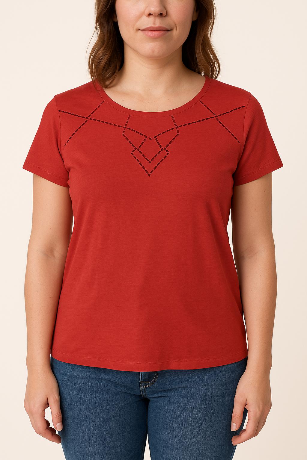 Tee-shirt Rouge - Taille L/40