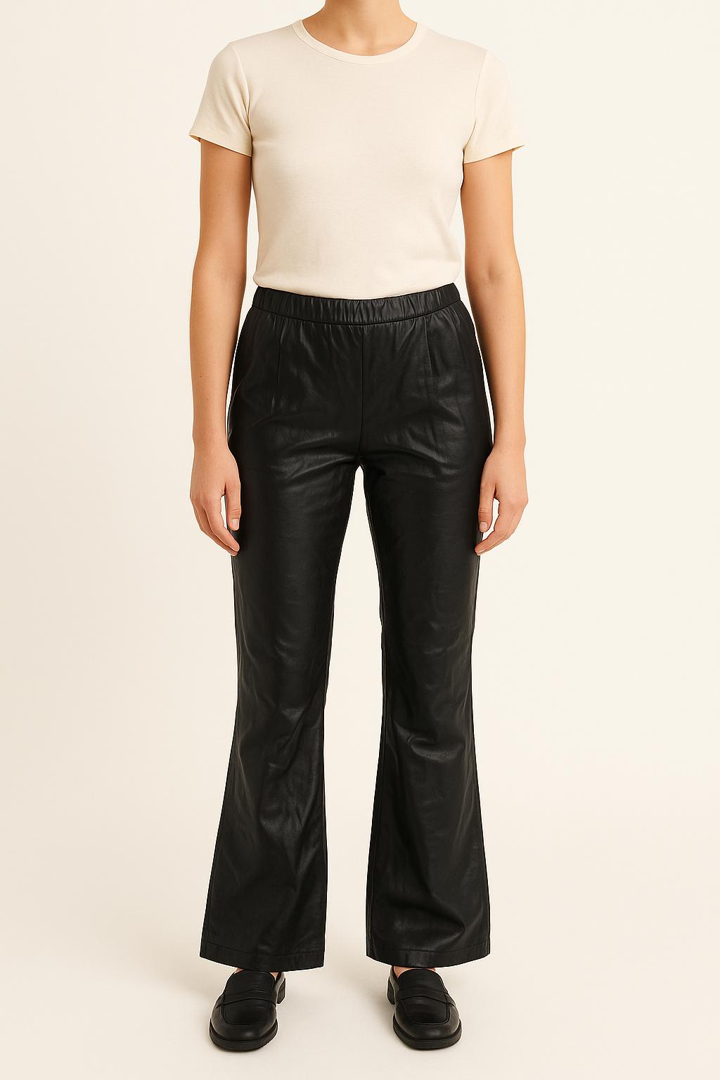 Pantalon Évasé Noir - Taille M/38