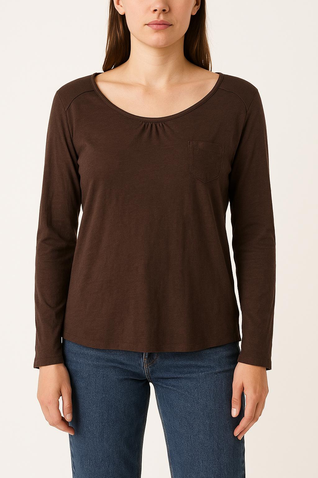 Tee-shirt Marron - Taille L/40