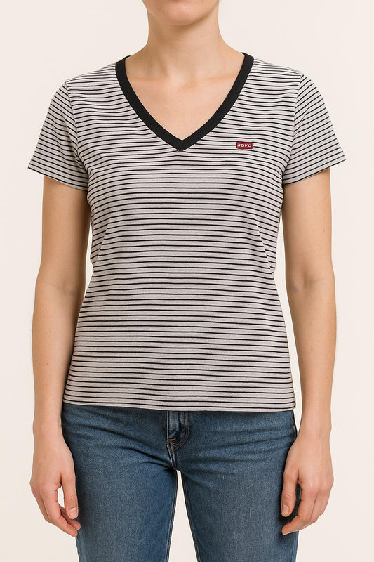 Tee-shirt Blanc et Noir - Taille M/38