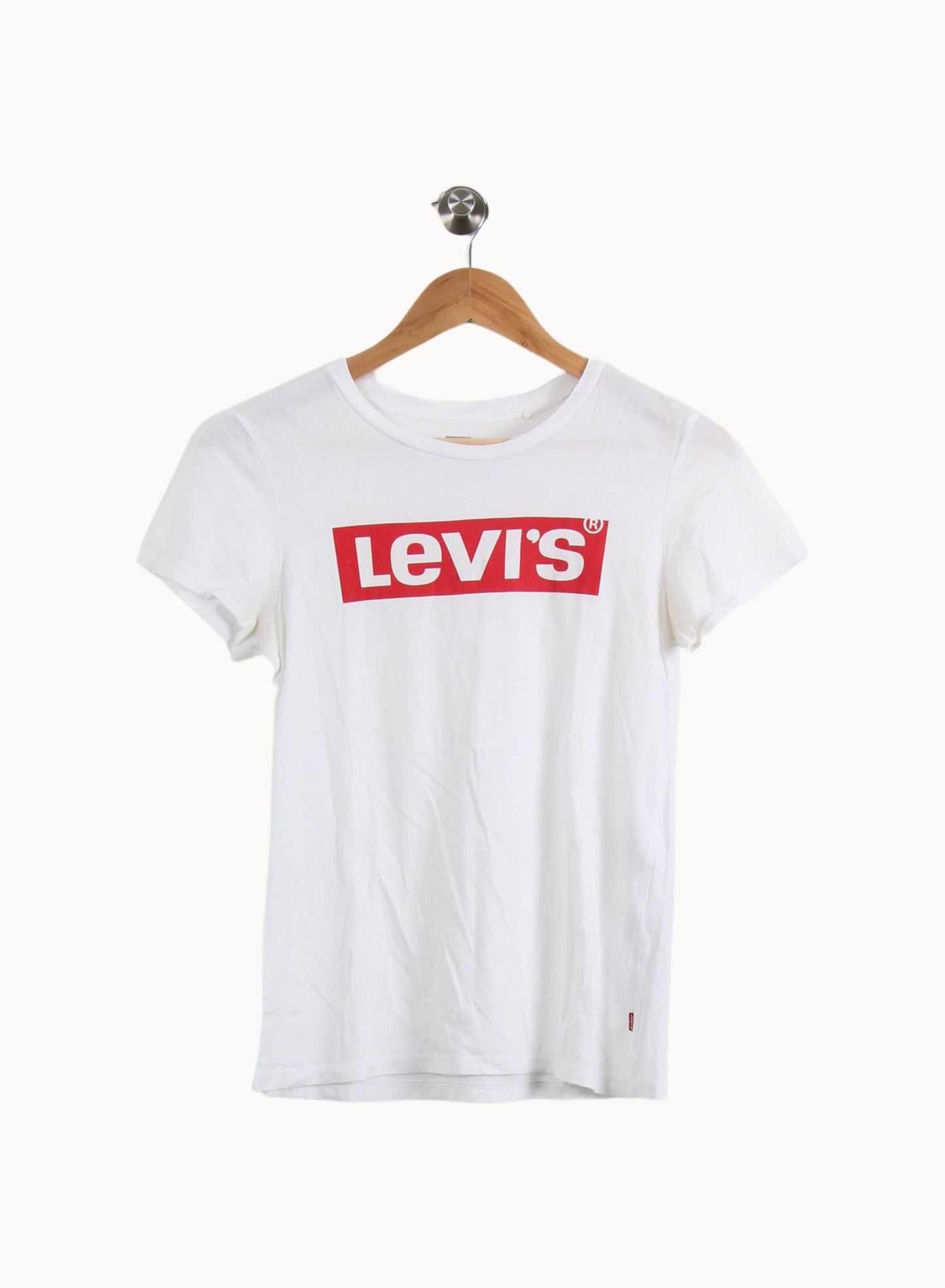 Tee-shirt Blanc et Rouge - Taille XS/34