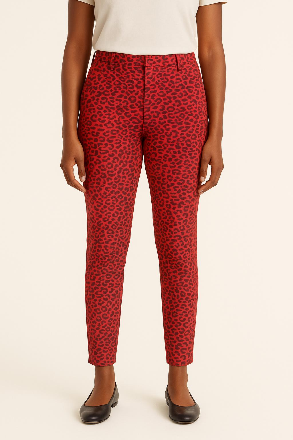 Pantalon Bordeaux et Noir - Taille XS/34