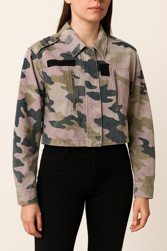 Veste Camouflage Multicolore - Taille XS/34