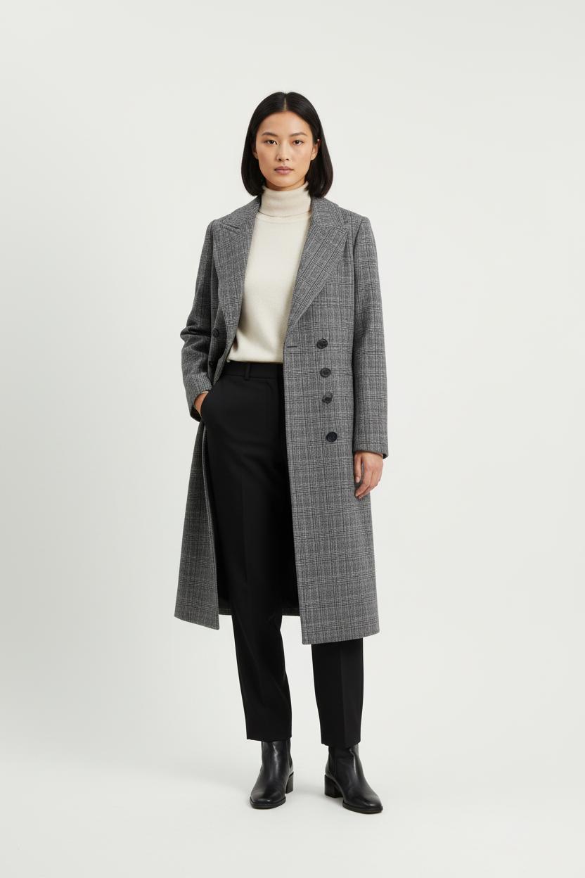 Manteau Gris et Noir - Taille L/40